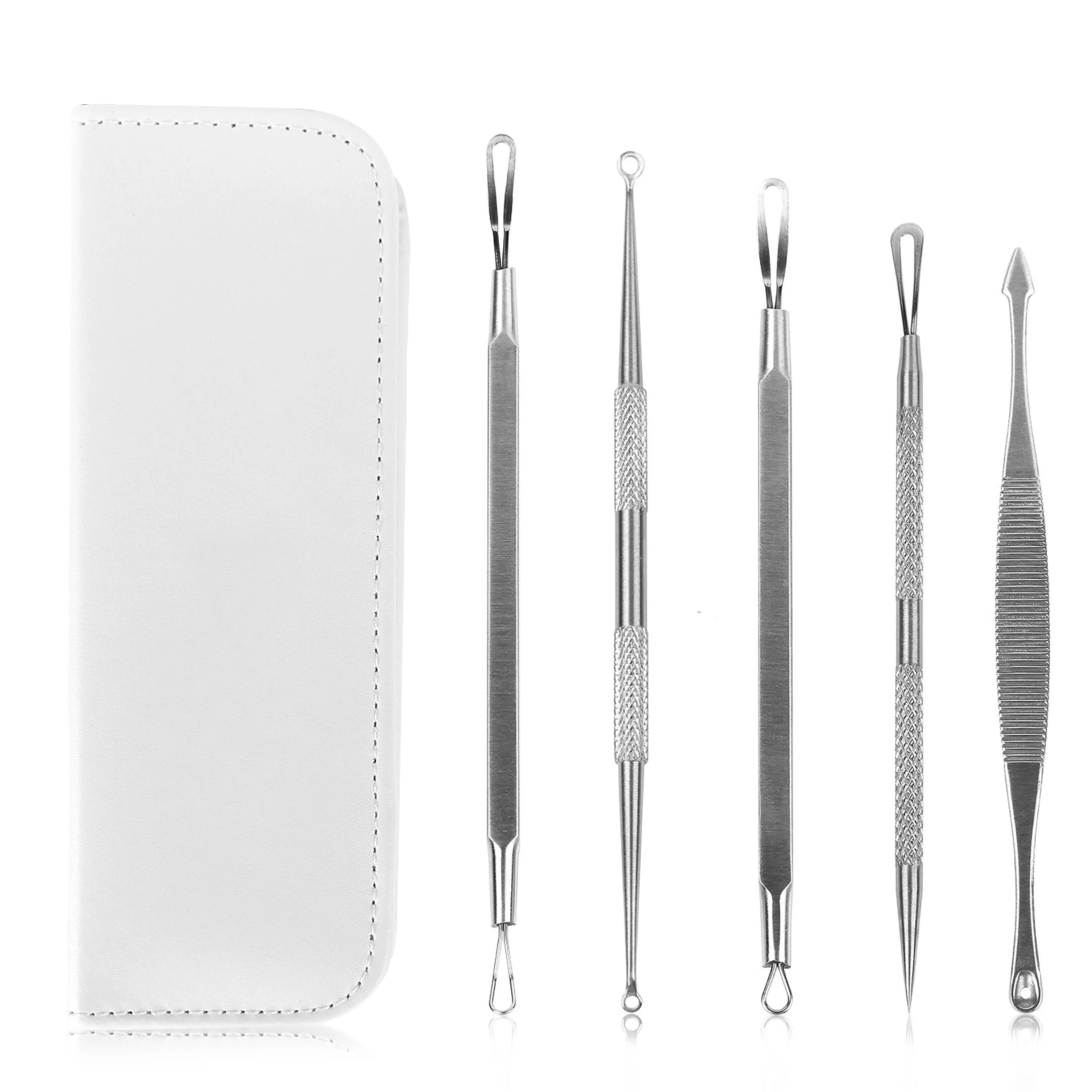 User-Friendly VYSN 5 Pcs Blackhead Remover Kit Pimple Comedone Extractor Tool Set Stainless Steel Facial Acne Blemish Whitehead Popping Zit Removing for Nose Face Skin Environmentally Friendly