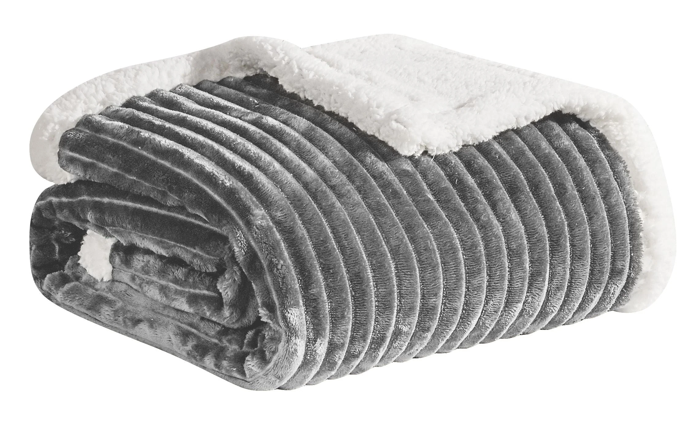 Official Corduroy Sherpa Blanket – Throw Queen King Sizes – Ultra Soft Reversible Cozy Stylish Smart