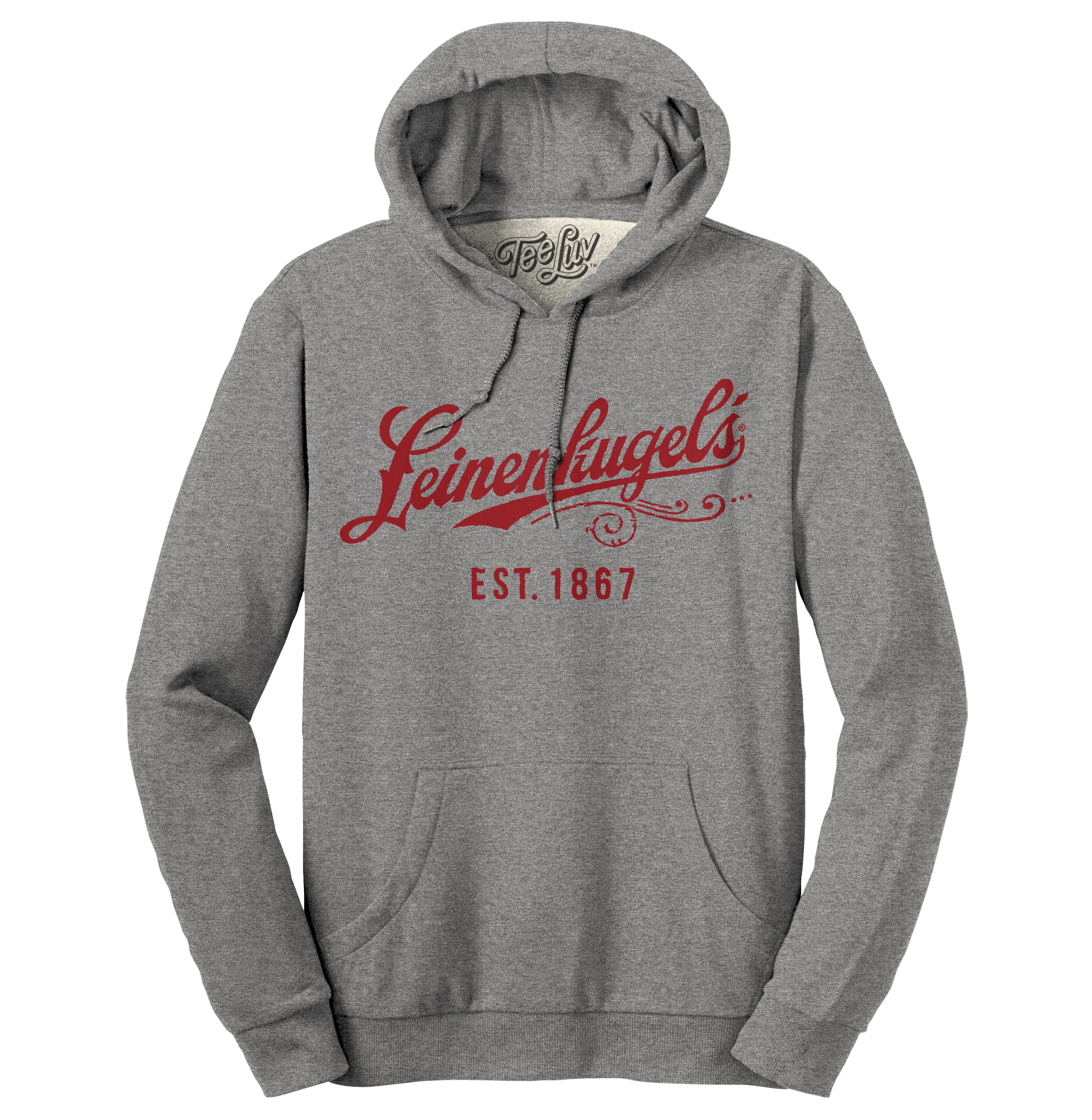 Refined Leinenkugel's Beer Logo Pullover Hooded Sweatshirt - Gray Fast