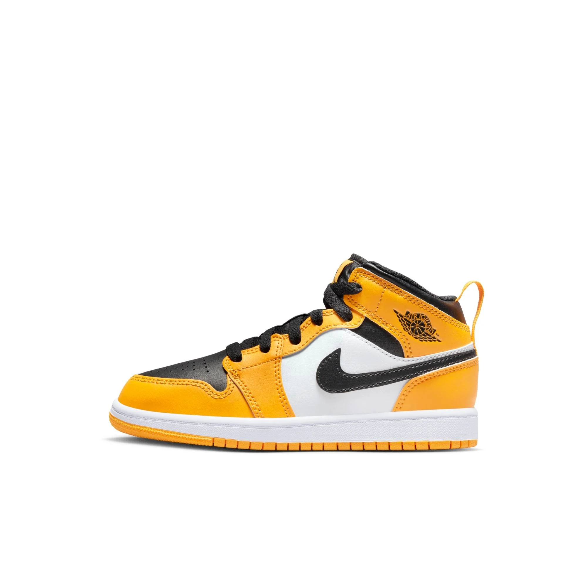 Detailed Air Jordan Preschool Retro 1 Mid 'Taxi' Ps Sneakers Premium