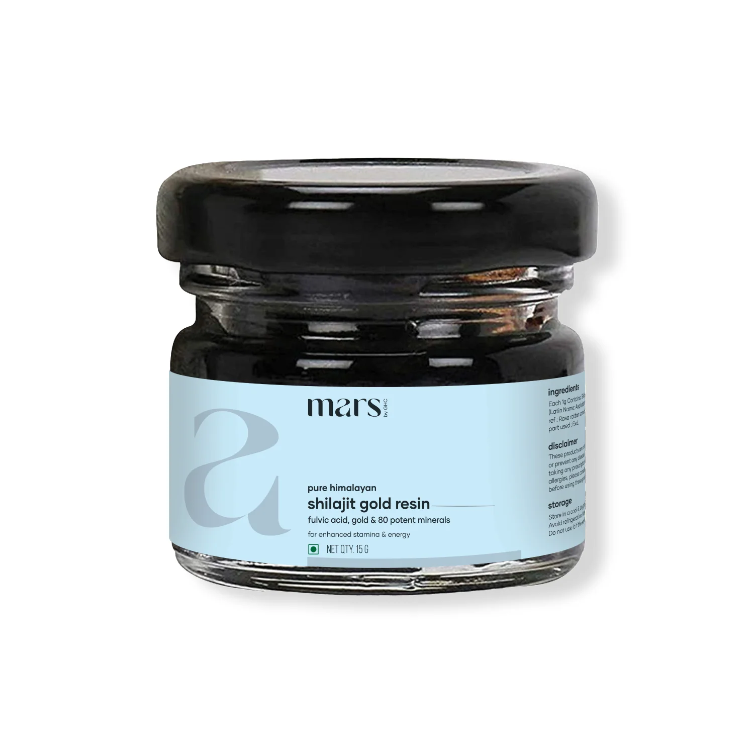 Clean Mars Pure Himalayan Shilajit Gold Harz Solid
