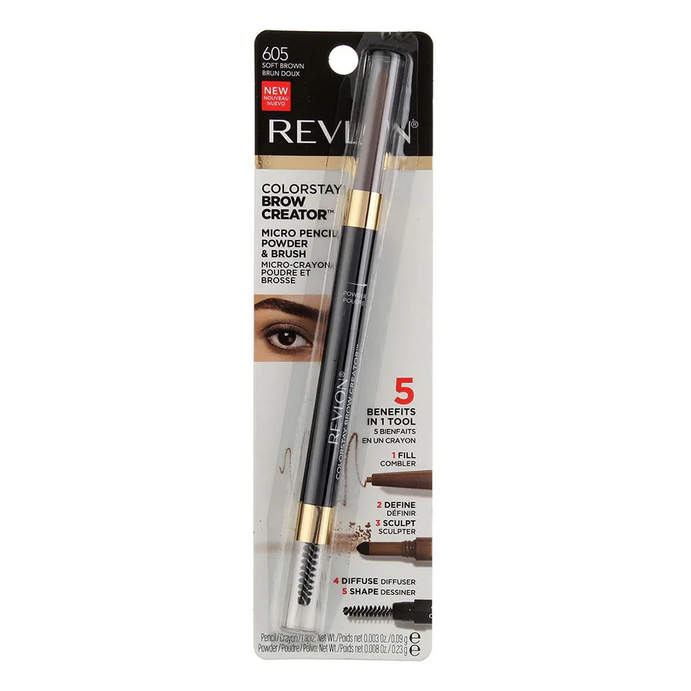 Classic Revlon ColorStay Brow Creator Eyebrow Pencil Soft Brown 1 Ea Contemporary