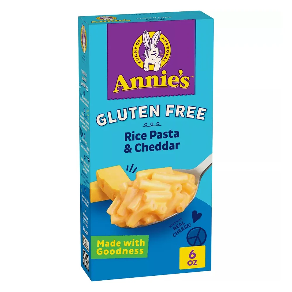 High-Grade Annies Gluten Rice Pasta and Cheddar for Easy Meals 6Oz 170g Reusable