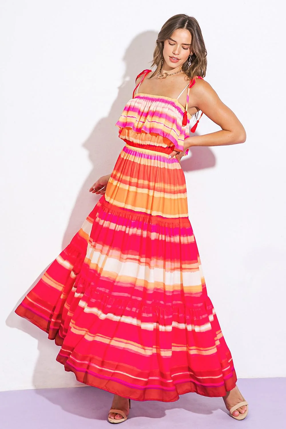 Recyclable My Dearest Darling Woven Maxi Dress High-Quality