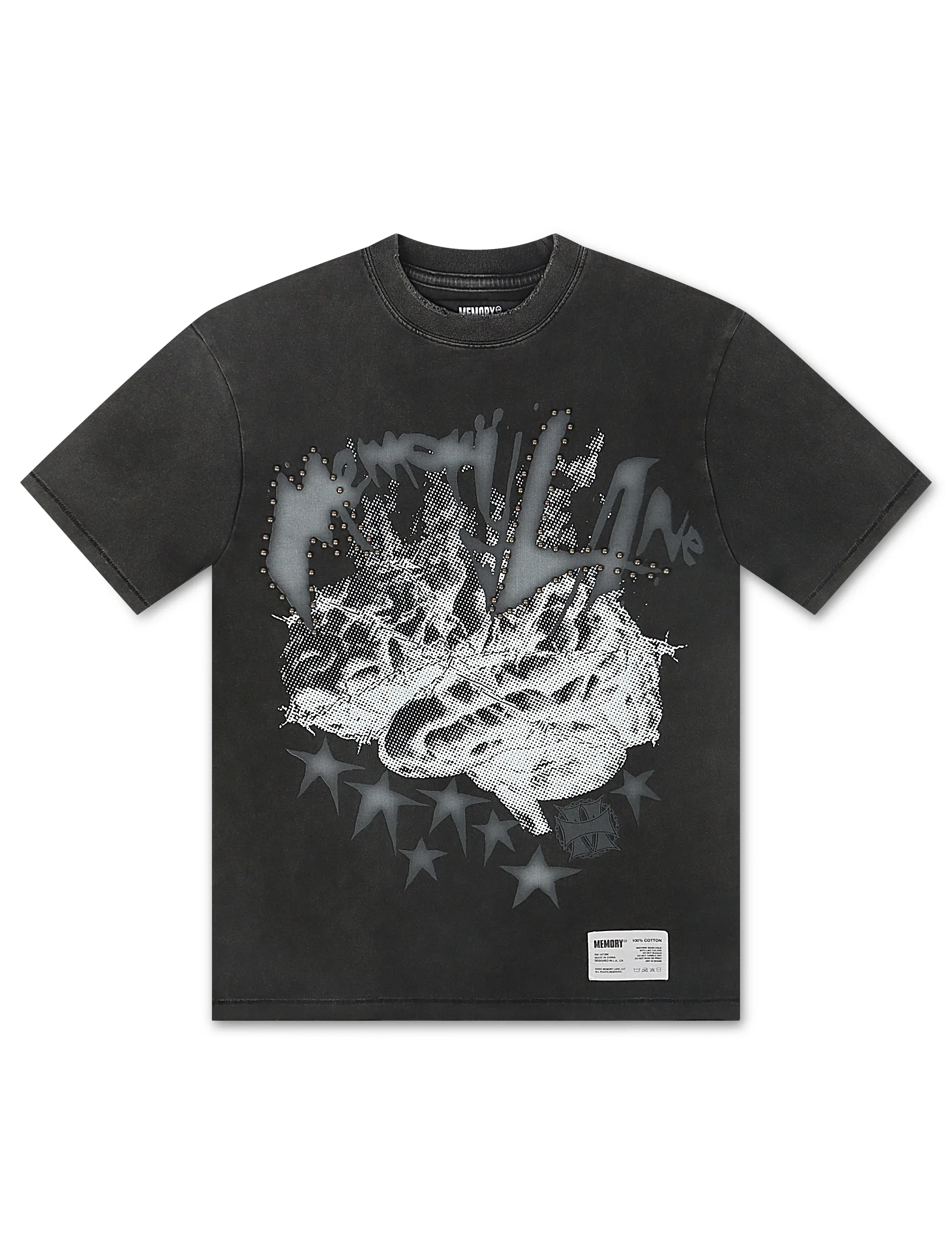 Sustainable Memory Lane Brainiack Tee - Black Authentic