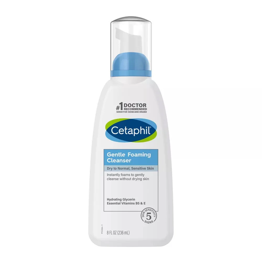 Recyclable Cetaphil Gentle Foaming Facial Cleanser 8 Oz Artisan