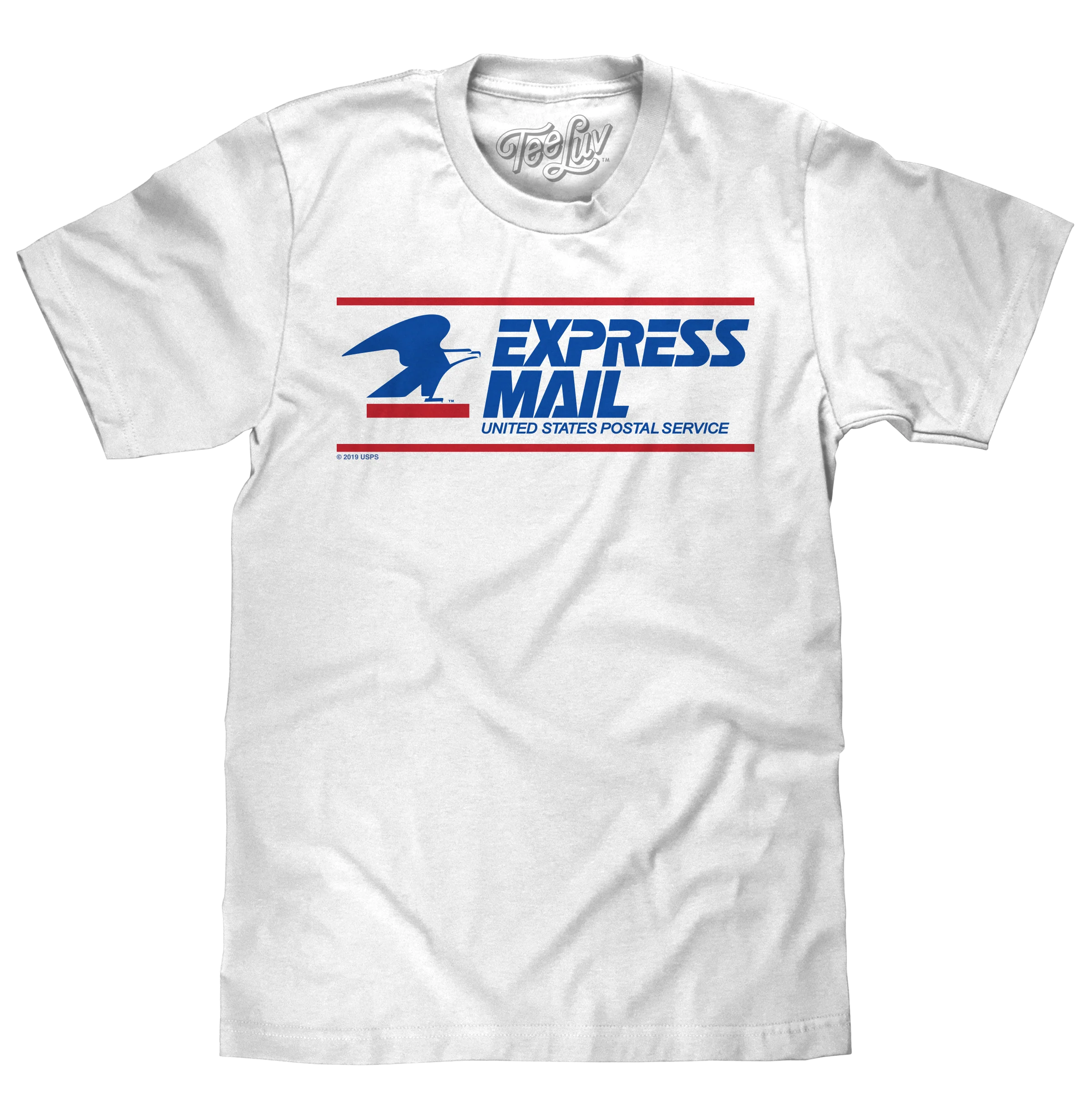 Official United States Postal Service Express Mail T-Shirt - White Functional