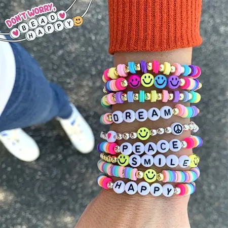 Fine Crafted Don't Worry Bead Happy Bracelet High-Grade