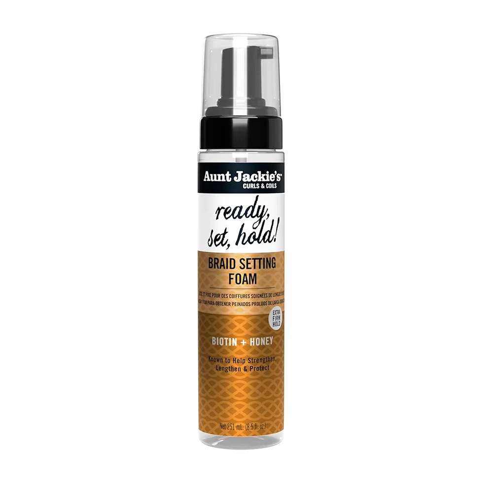 Reusable Aunt Jackies Biotin Honey Braid Foam 8.5Oz 251ml Carefully Designed