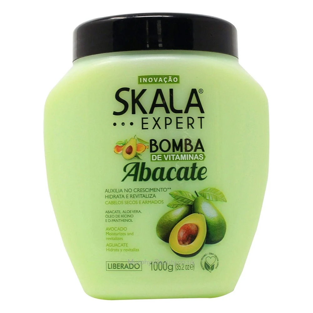 Practical Skala Abacate Hair Treatment Conditioning Cream with Avocado 35.2Oz 1000g Classic