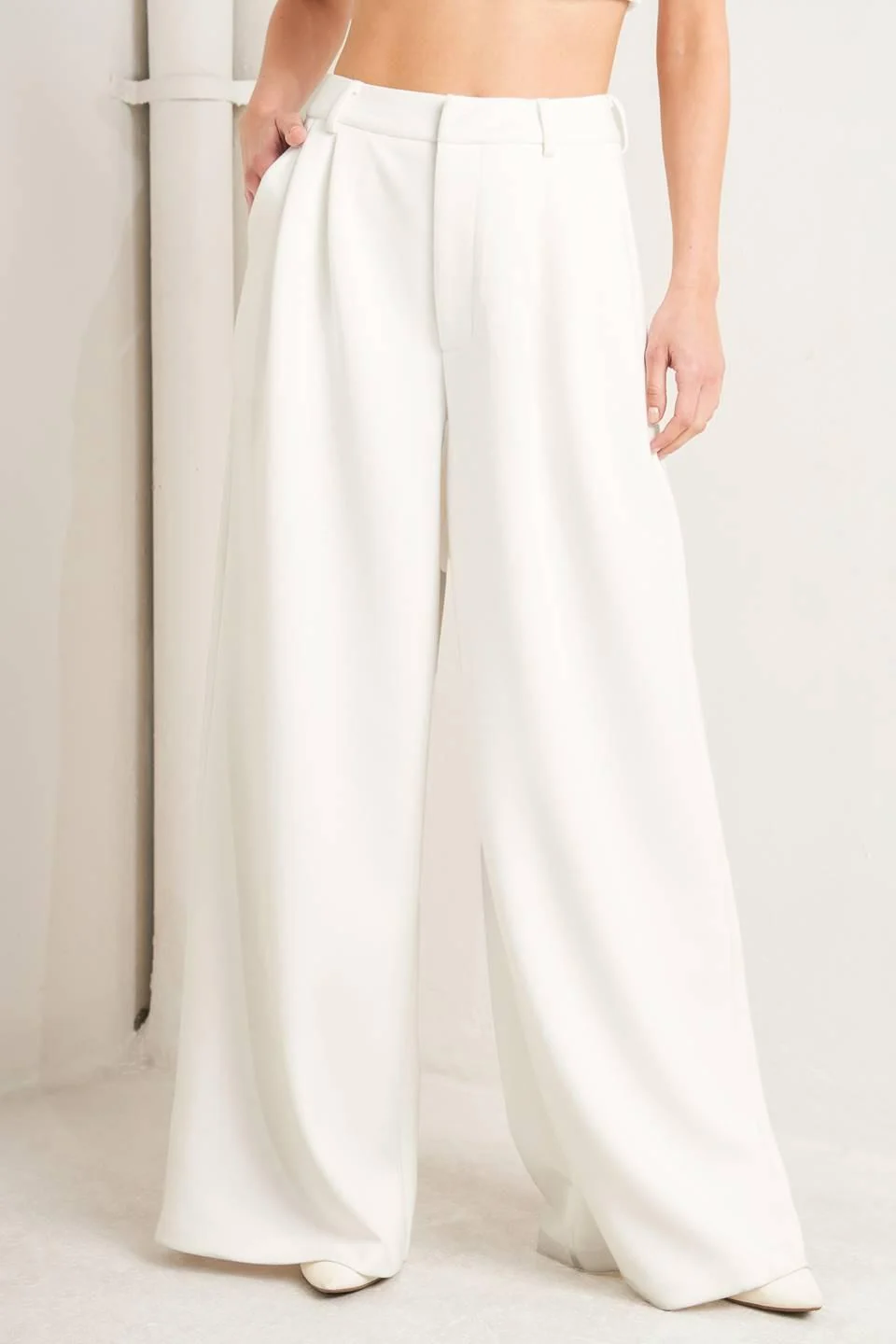 Original Design Pure Elegance Woven Pants Powerful