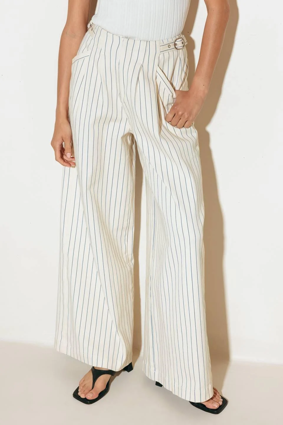Official Coffee Run Striped Woven Pants Practical