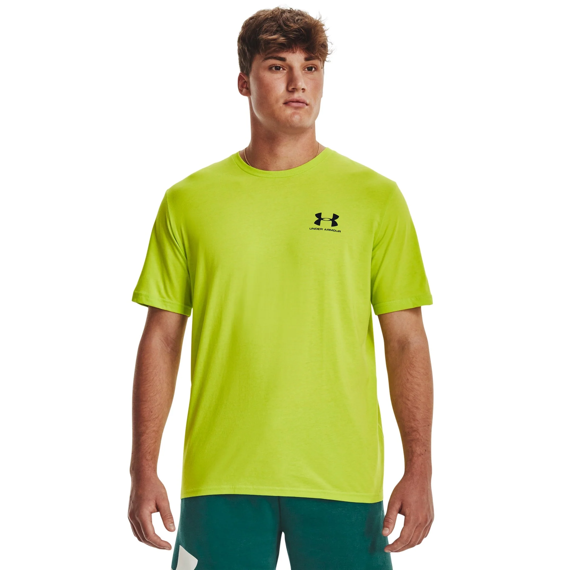 Professional Under Armour Mens UA Sportstyle Left Chest Short Sleeve T-Shirt - Velocity Black Black Classic