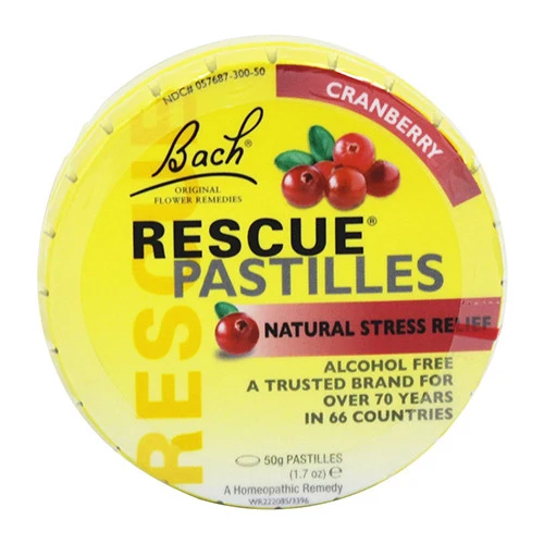 Proven Bach Flower Remedies Rescue Pastilles Cranberry Flavor 1.7 oz Sophisticated
