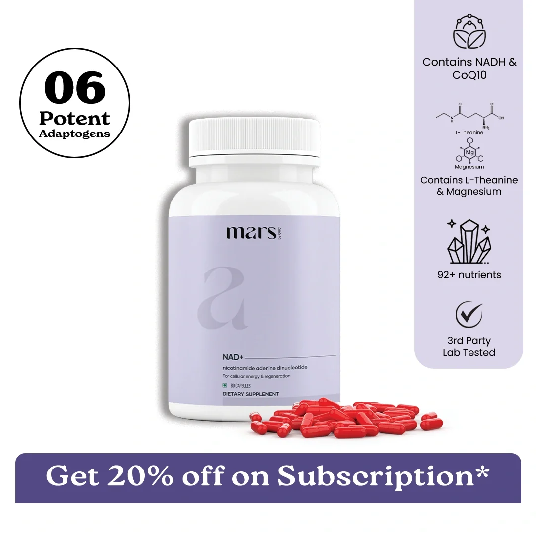 Contemporary Mars NAD Capsules with NADH Vitamin B3 – Anti-Aging Support Brain Health Cellular Energy 60N Outstanding
