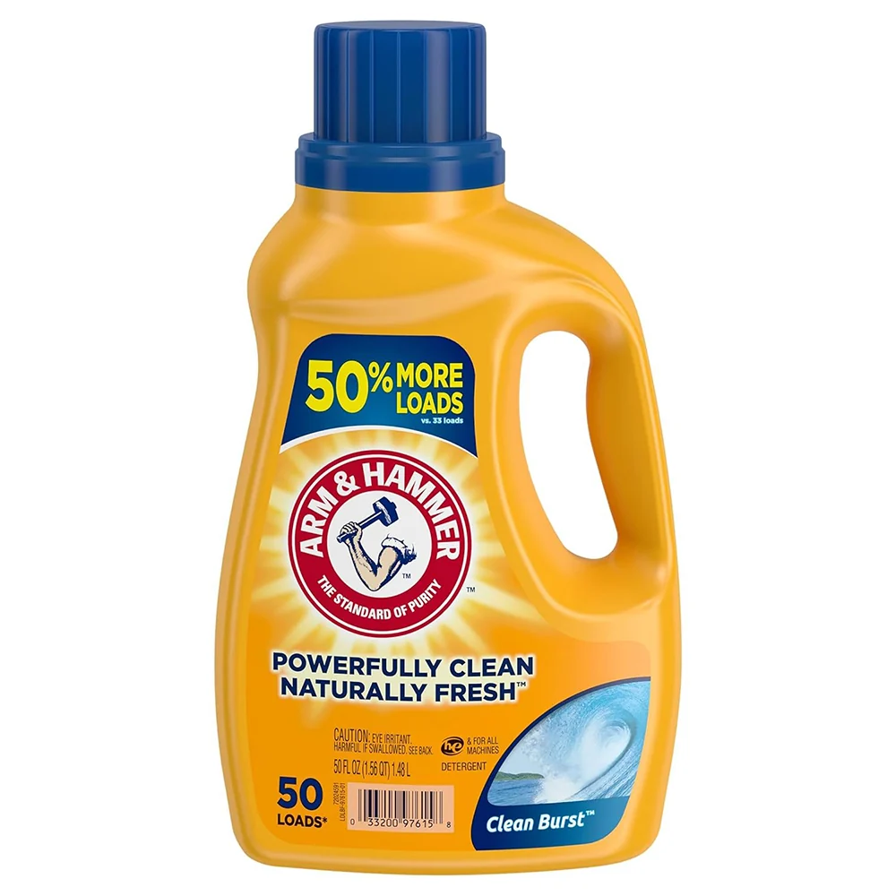Smart Arm and Hammer Liquid Detergent Clean Burst 50 Loads 50Oz 1.48L Relaxed