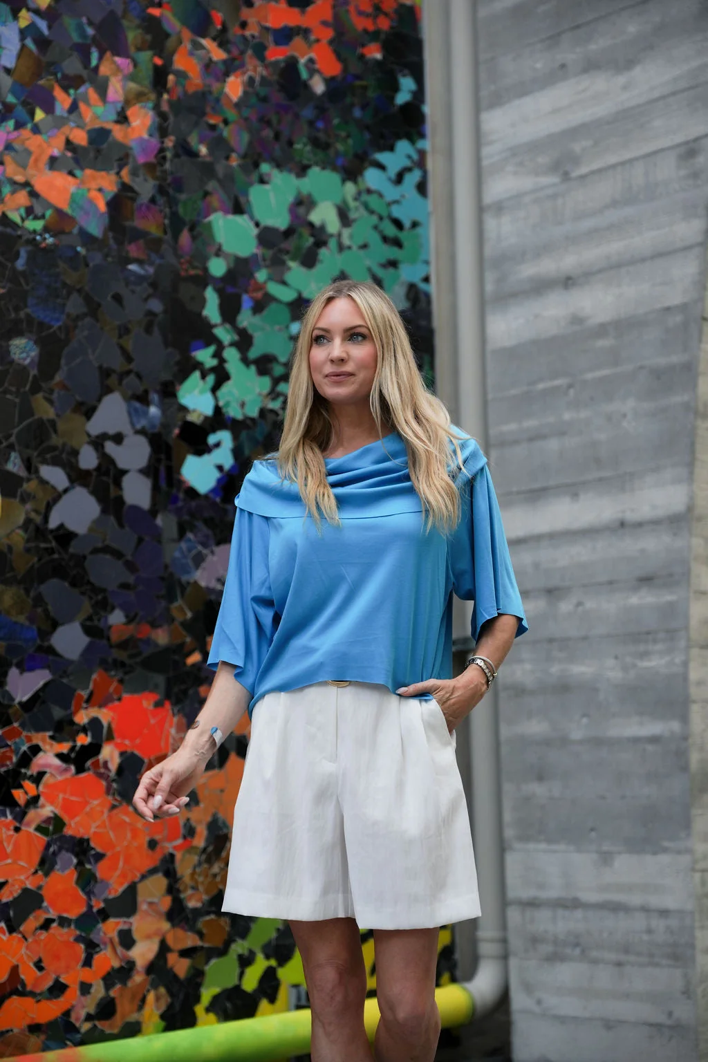 Responsible Pima Cotton Jackie O Top - Peacock Quality