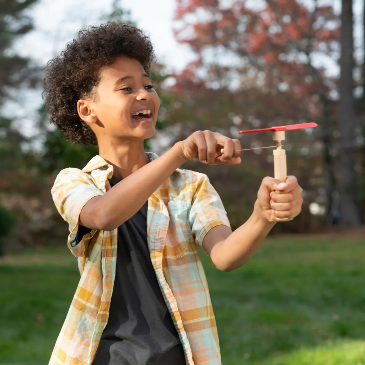 Advanced Huckleberry Pull Helicopter User-Friendly