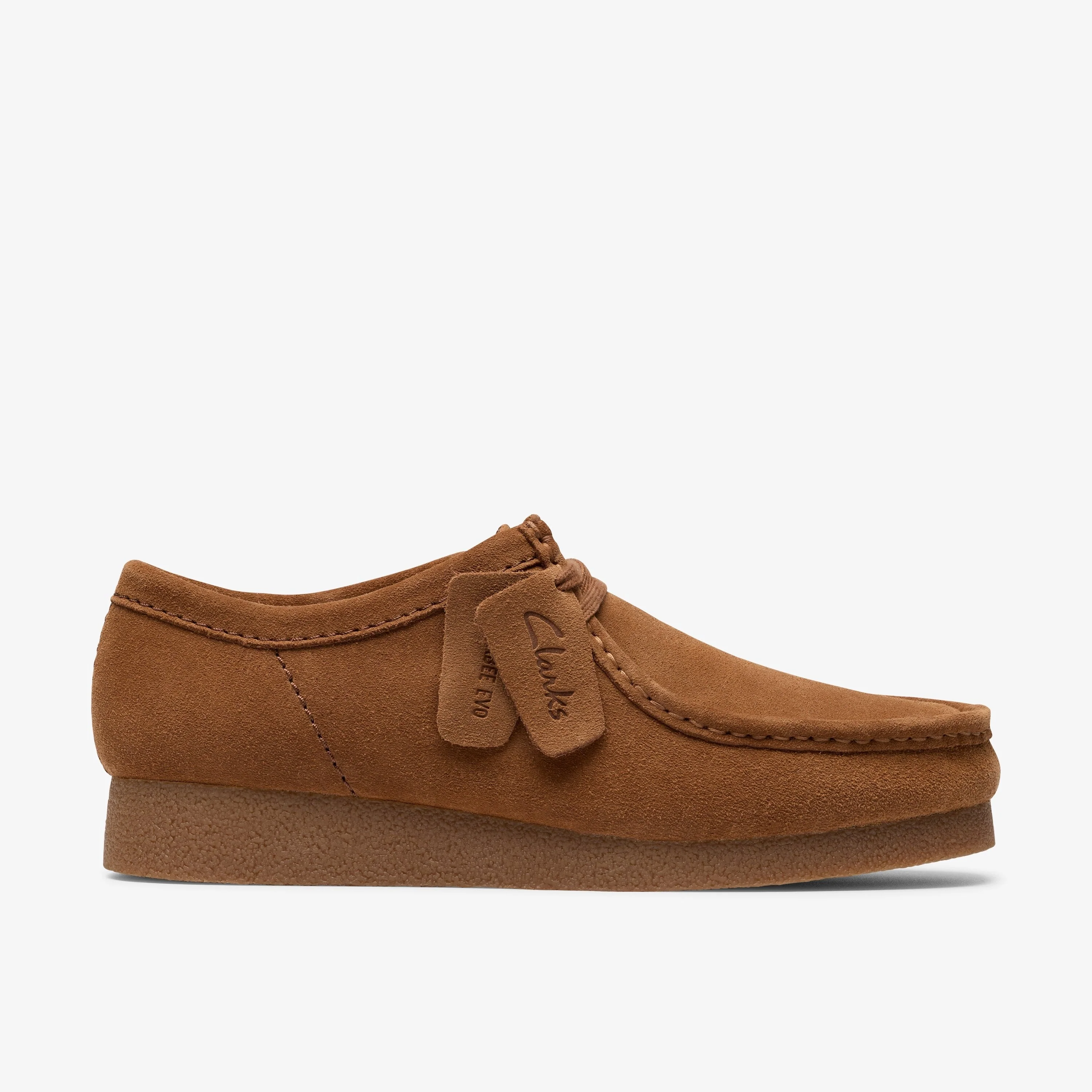 Artisan Clarks Mens Wallabee Evo - Cola Suede Relaxed
