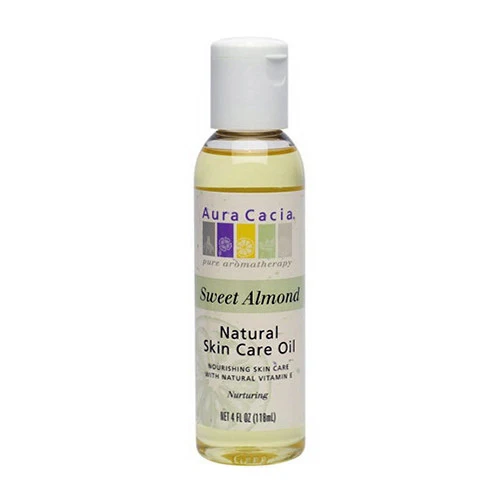 First-Class Aura Cacia Aromatherapy Pure Skin Care Oil Sweet Almond - 4 Oz Refined
