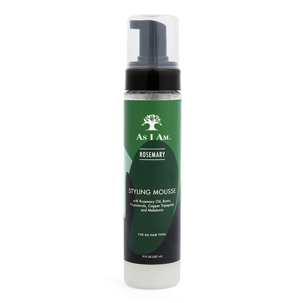 Unique As I Am Flexible Hold Defines Curls Adds Volume Rosemary Styling Mousse 8Oz 237 Stylish
