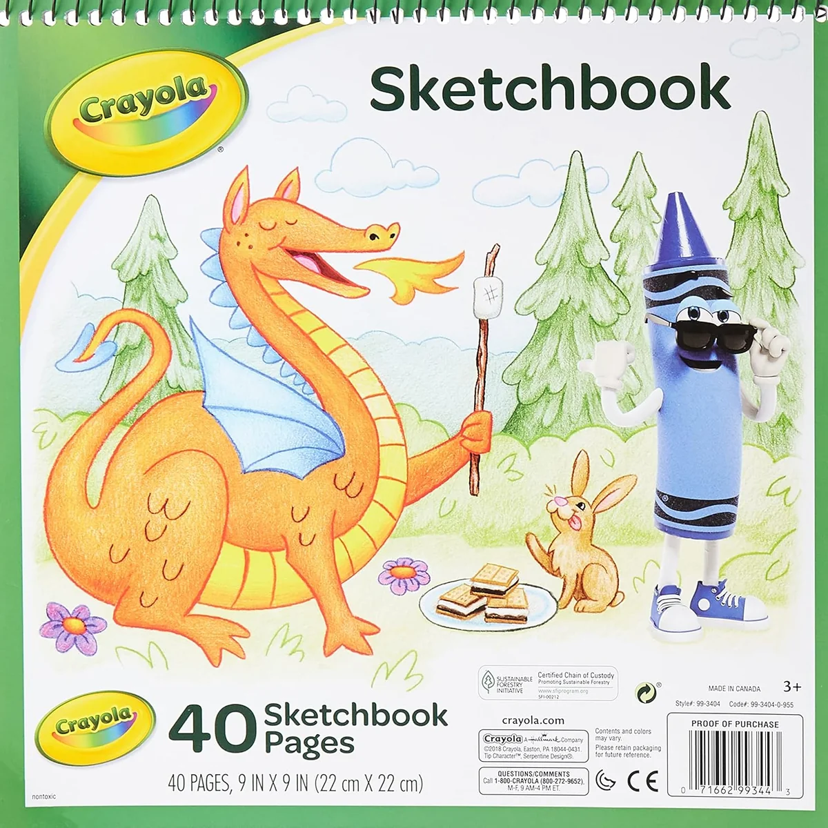 Safe Sketchbook 9x9 Long-Lasting