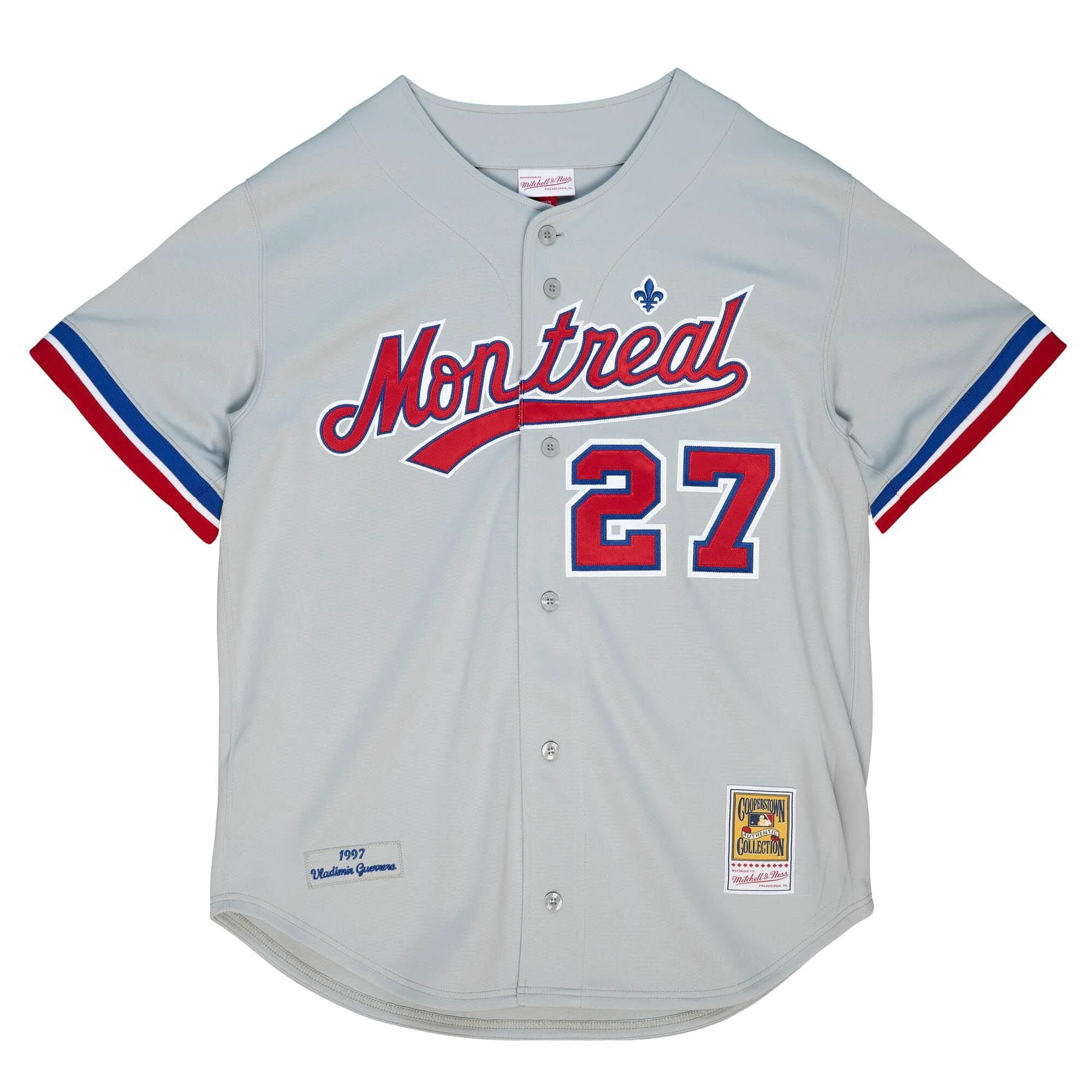 Original Mitchell Ness Men's MLB Mont Expos Cooperstown Jersey Trendy