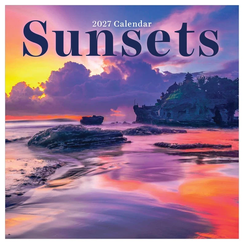 Specialty 2027 Sunsets Wall Calendar Top-Quality