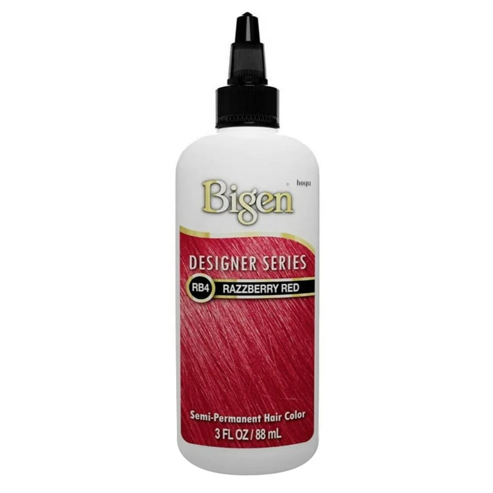 Original Bigen Semi Permanent Hair Color Cream Raspberry RB4 3Oz 88ml Exceptional