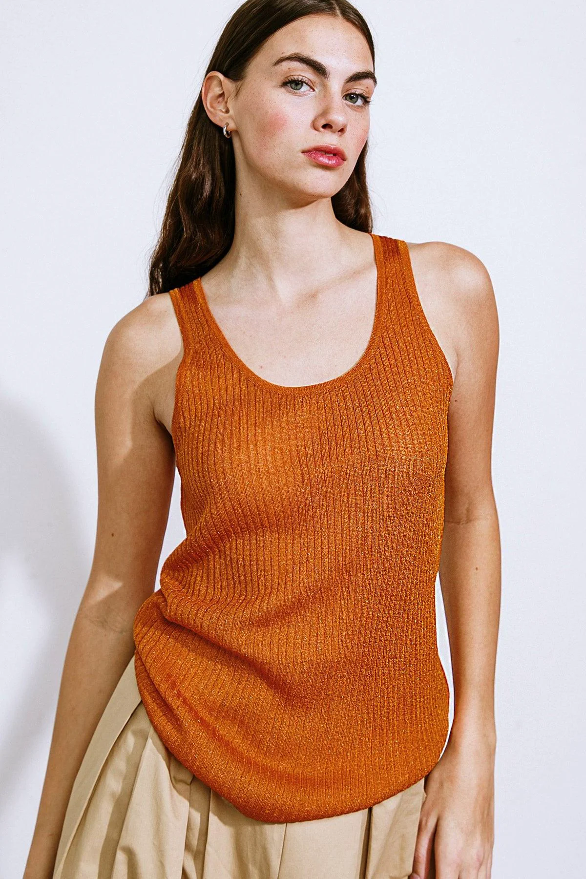 Clean Blissful Love Woven Tank Top Contemporary