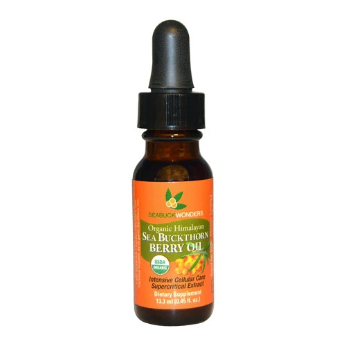 Sophisticated Seabuck Wonders Organic Himalayan Sea Buckthorn Berry Oil 0.45 Oz Selected