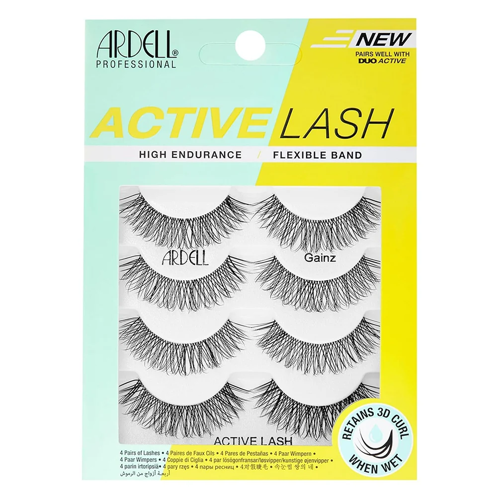 Durable Ardell Active Eye Lashes Gainz 4Pairs Fashionable