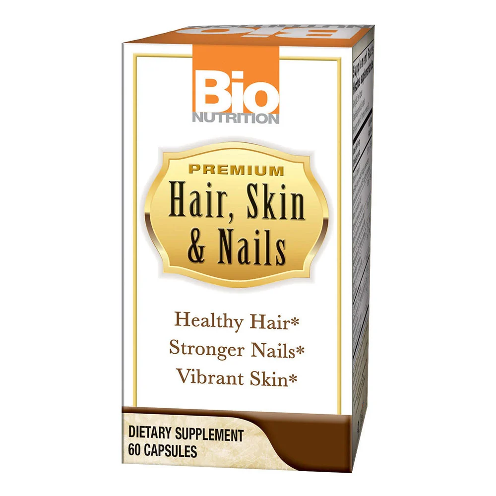 Exceptional Bio Nutrition Premium Hair Skin and Nails Capsules 60 Ea Versatile