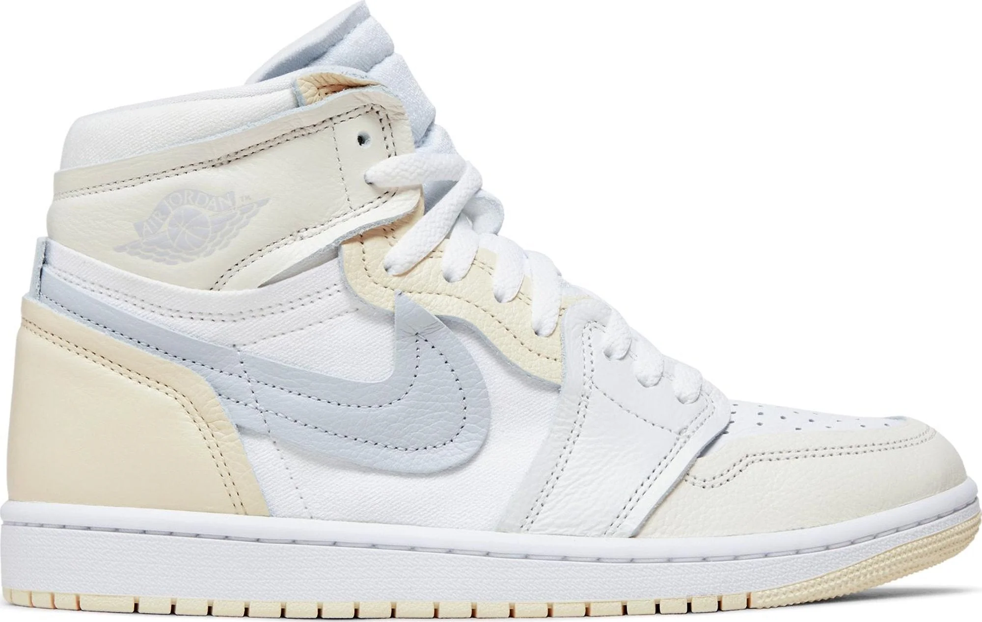 Lightweight Air Jordan Women's Retro 1 High Mm 'Coconut Milk' Sneakers Solid